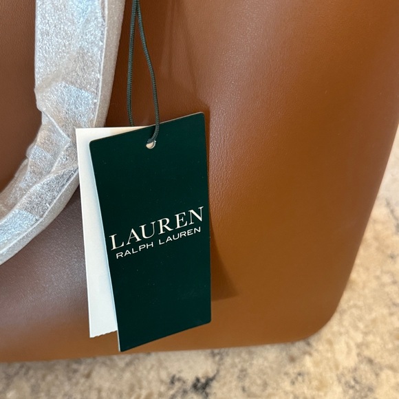 Lauren Ralph Lauren Brown Marcy large tote bag NWT - Picture 13 of 14